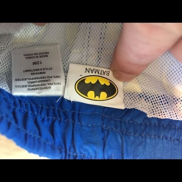 Batman Swim Trunks 12 M NWT - Picture 3 of 3